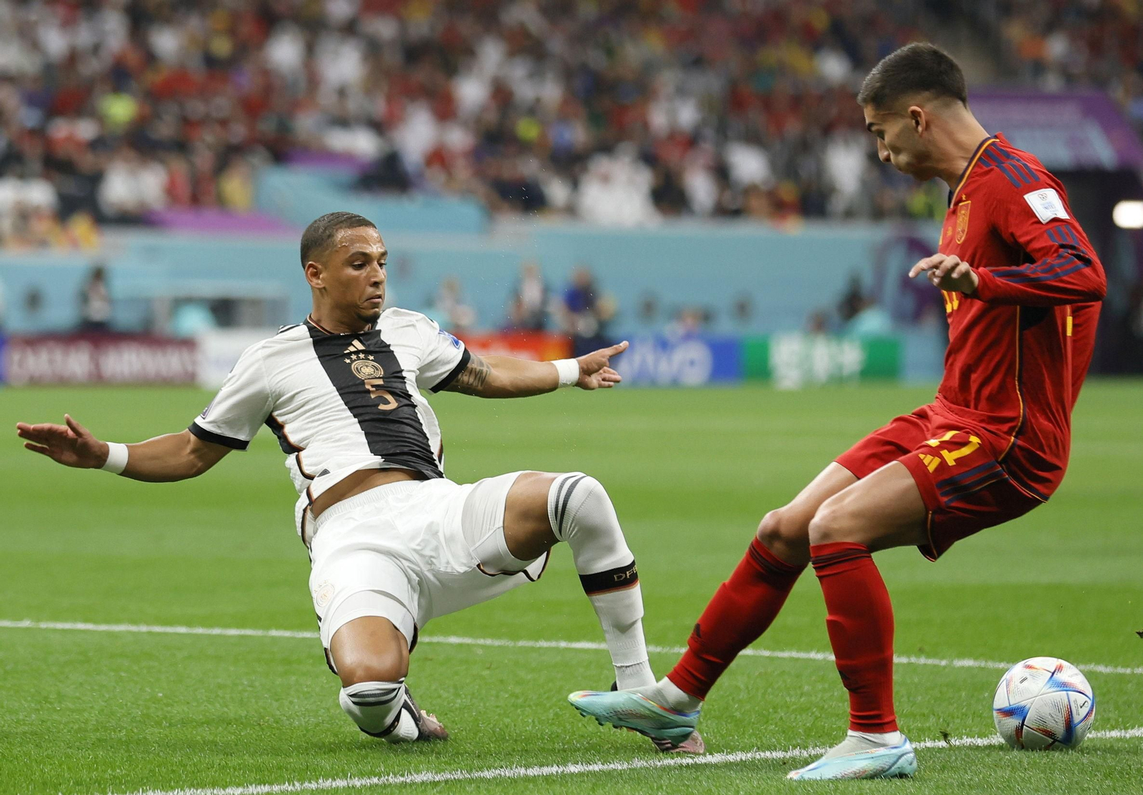 Las fotos del España-Alemania del Mundial de Qatar