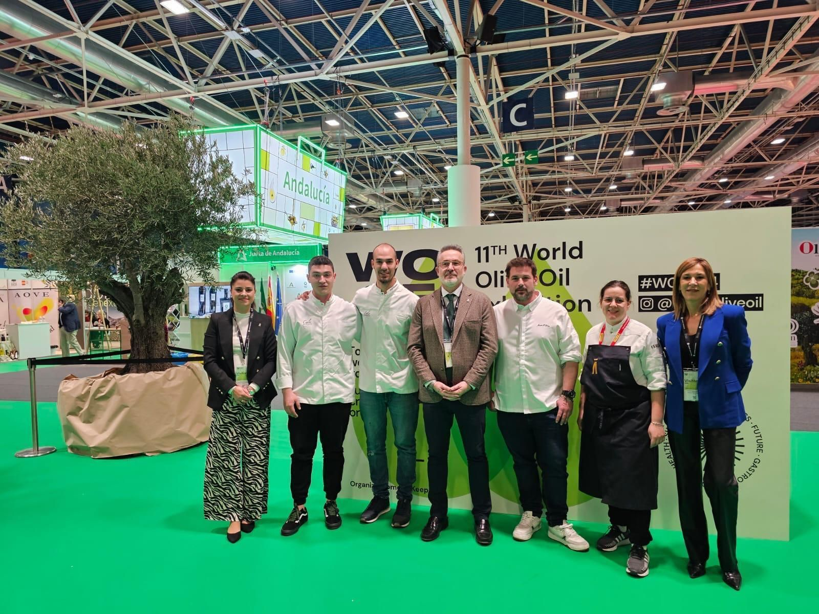 El diputado Antonio Díaz en la World Olive Oil Exhibition