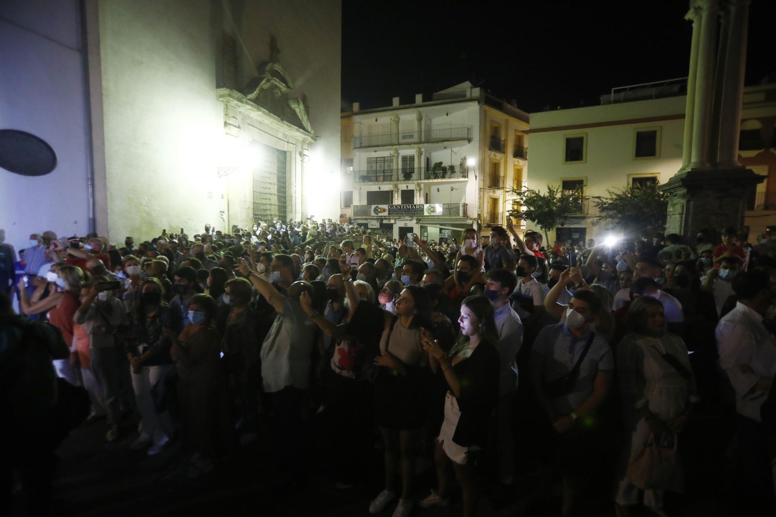La retreta militar en Córdoba, en fotografías