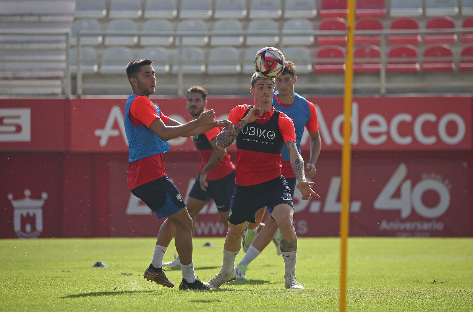 Fotos del entrenamiento del Algeciras CF en el estadio Nuevo Mirador