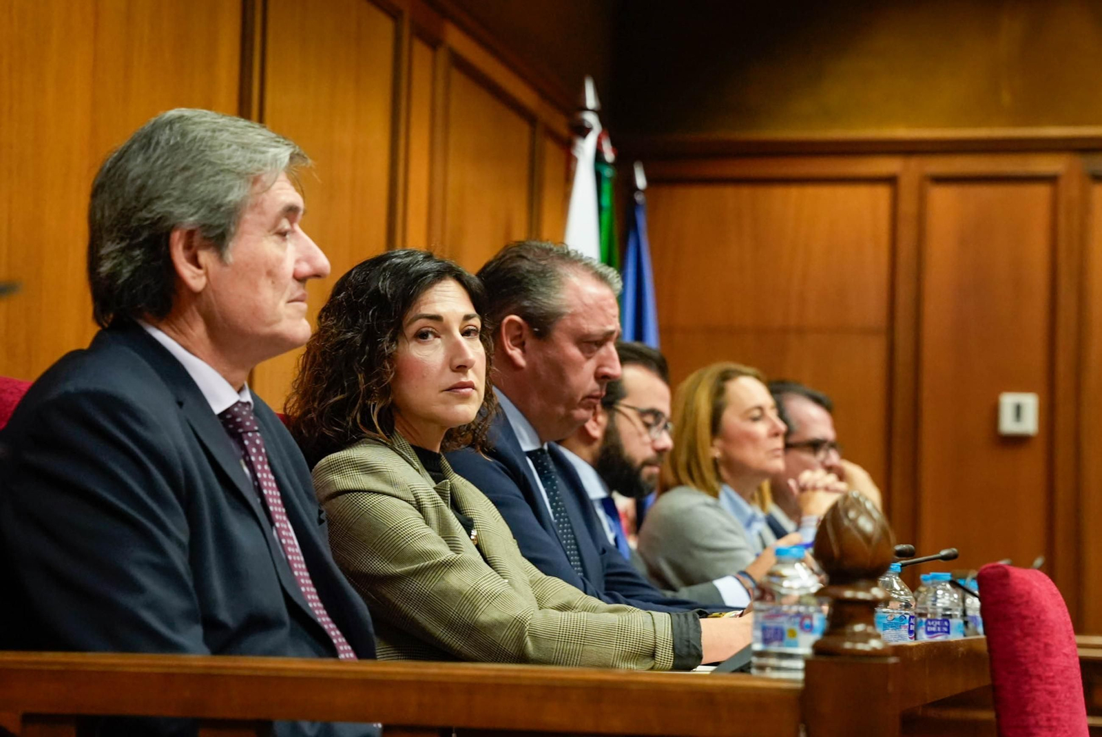 Las imágenes del primer pleno en Diputación sin Javier Aureliano García