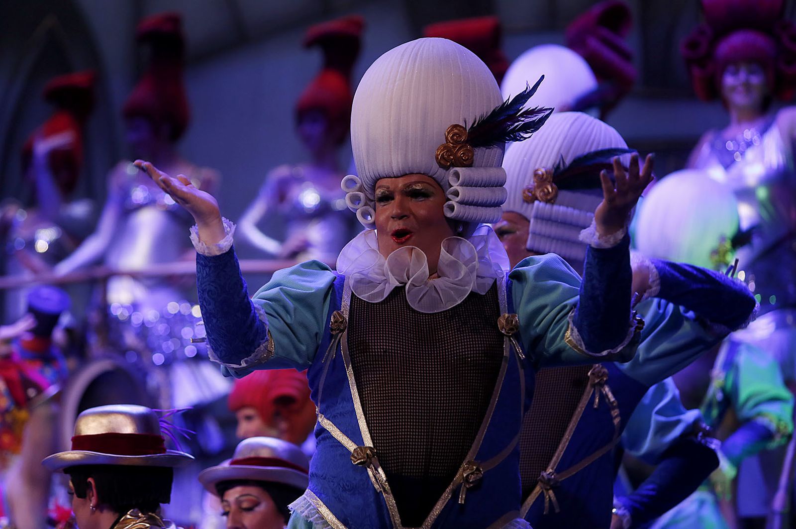 Las imágenes de la sexta función de cuartos