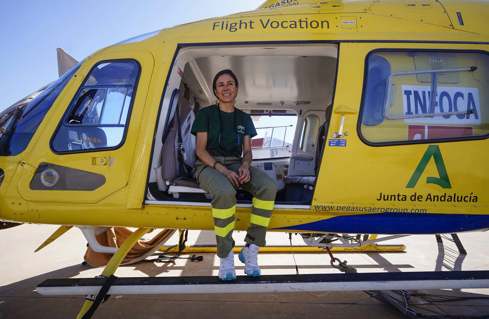 Inmaculada Cantero, técnica de operaciones del Plan Infoca.