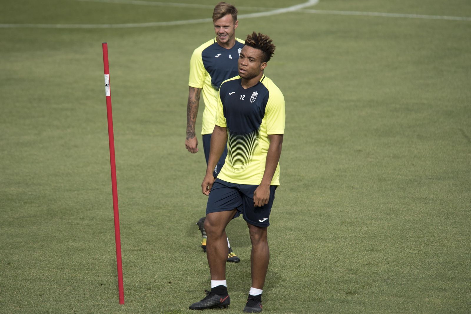 Charlie Dean y Kundé, durante un entrenamiento anterior.