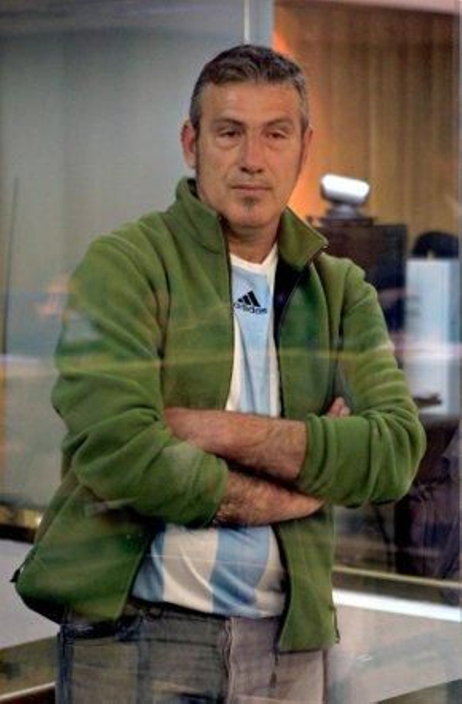 El etarra Mobutu acude a la Audiencia Nacional con una camiseta de Argentina