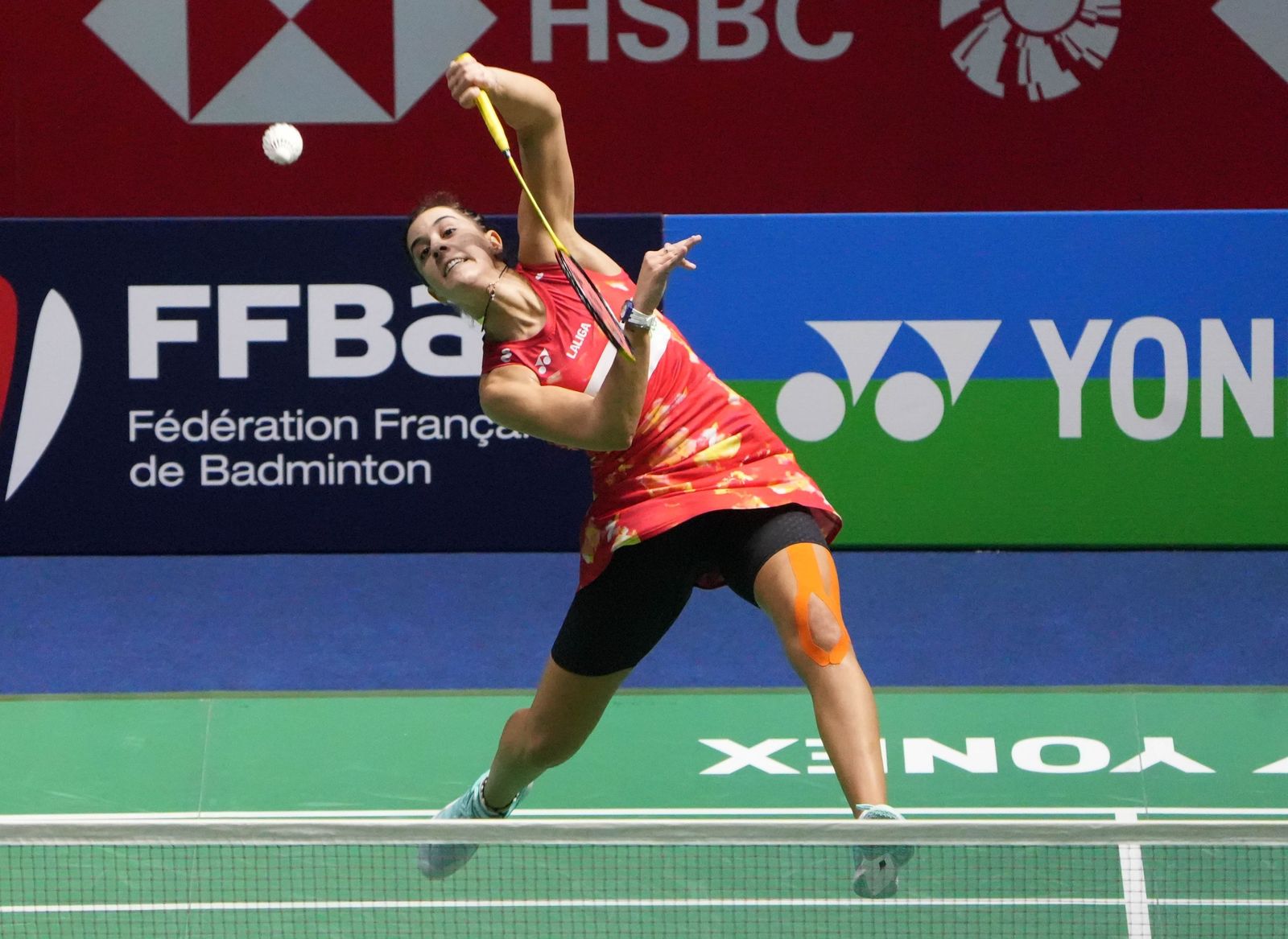 Foto de archivo. Carolina Marín durante el Abierto de Francia.