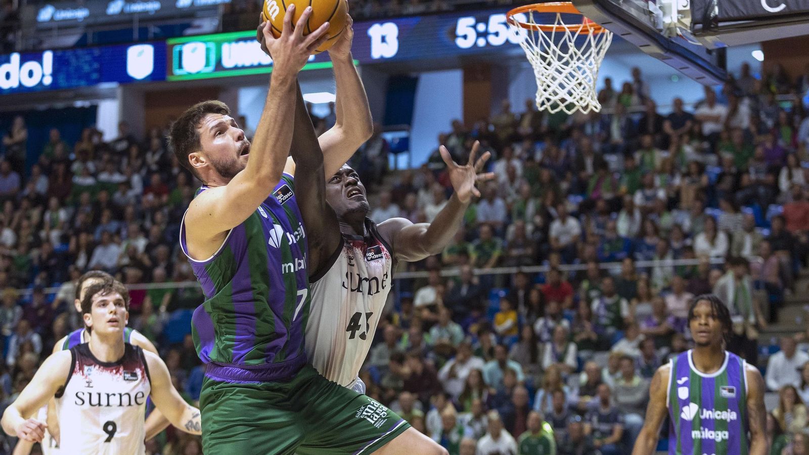 Unicaja-Surne Bilbao, en fotos
