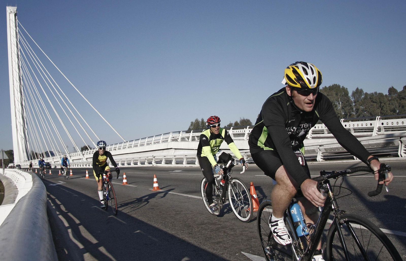 Una imagen de una edición anterior del Duatlón de Sevilla.