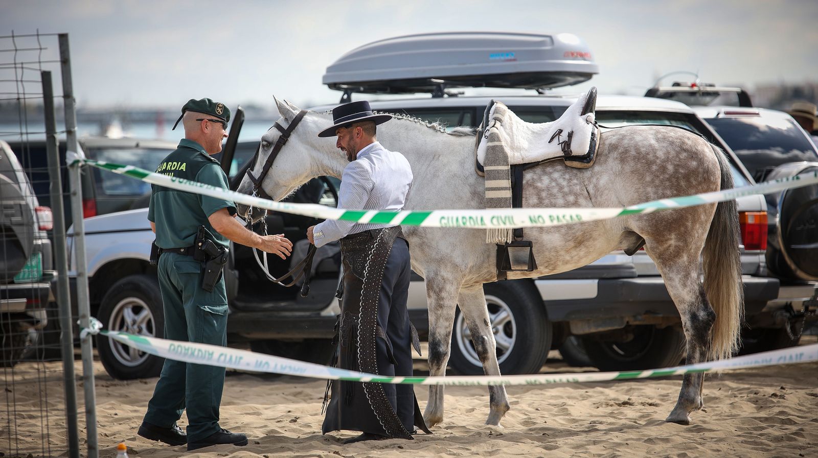 Imágenes del dispositivo en Bajo de Guía de la Guardia Civil