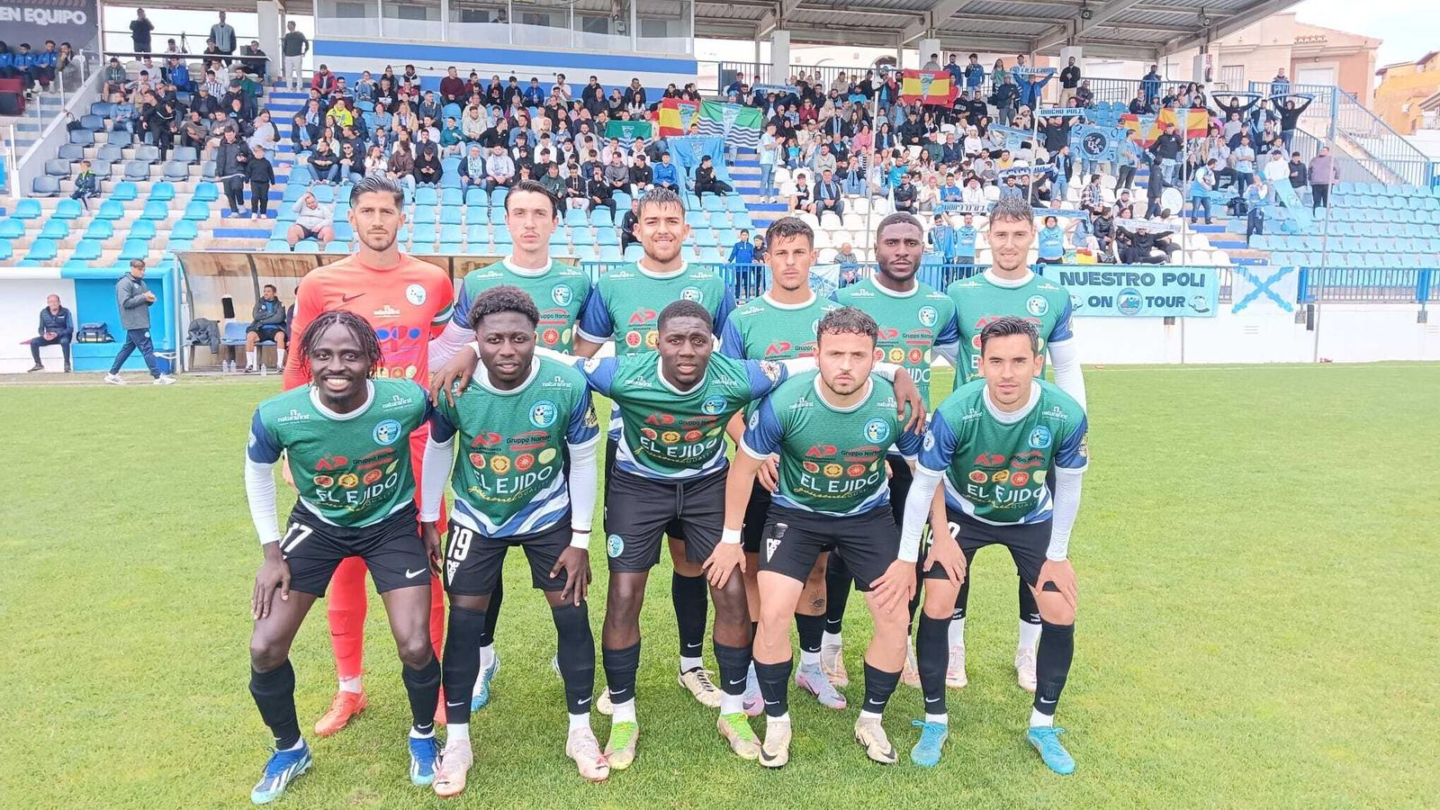 Once inicial del Poli El Ejido en el Escribano Castilla de Motril