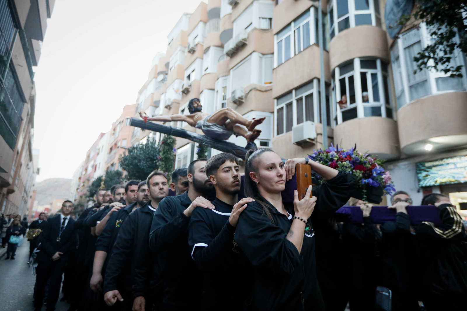 La procesión del Calvario, en imágenes
