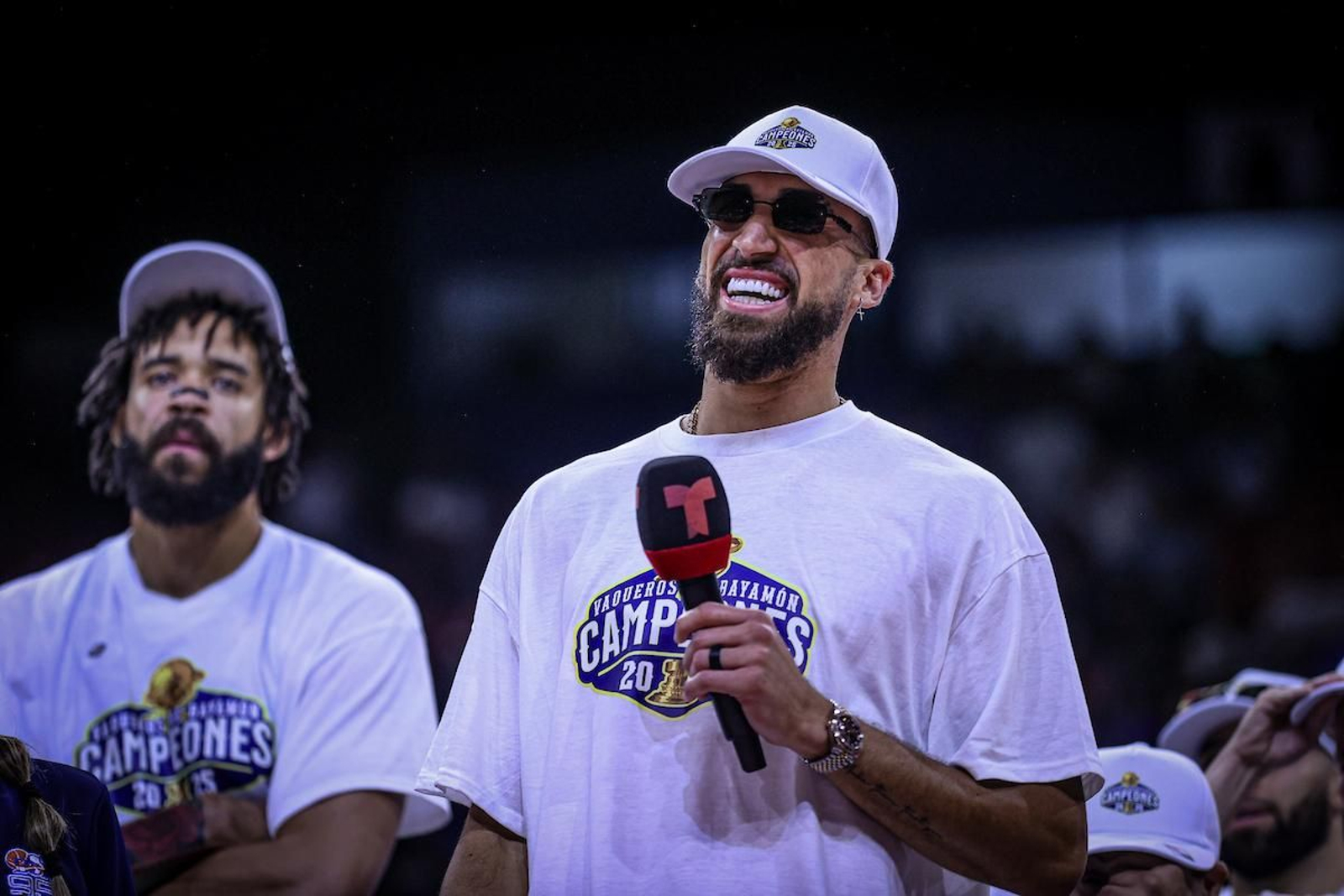 Título y despedida: Así festejó Chris Duarte la corona en Puerto Rico