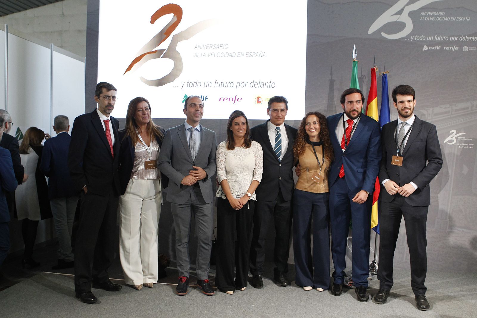 Las imágenes de la conmemoración de los 25 años del AVE