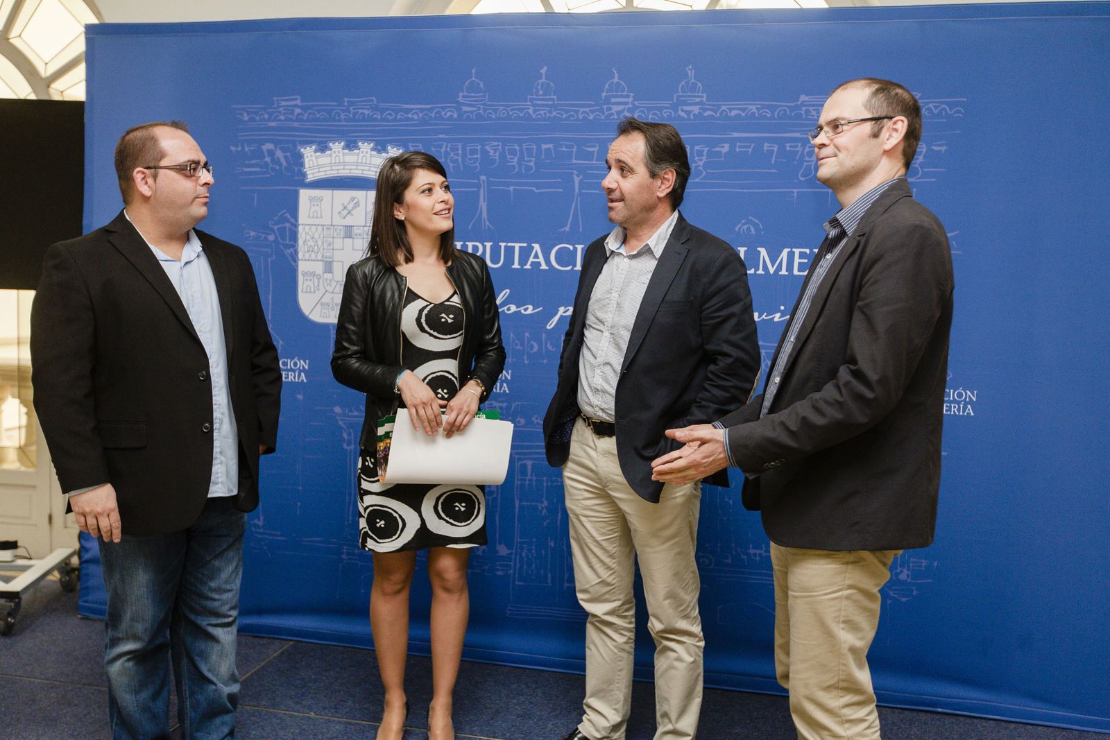Ángeles Martínez, Juanjo Segura, Javier Garrido y Francisco Portero.