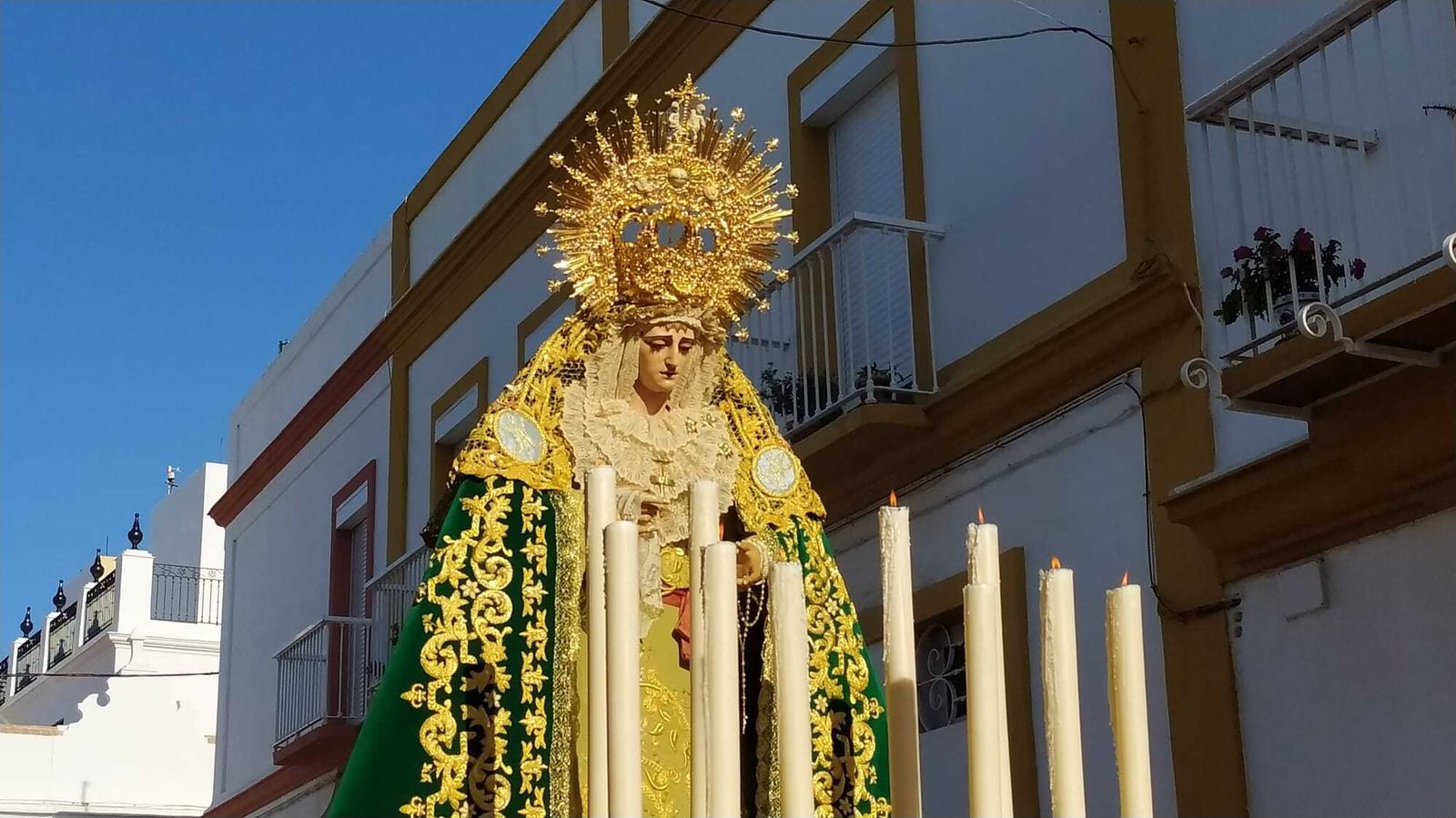 Rosario del Huerto, el primer acto de culto externo en 18 meses de pandemia