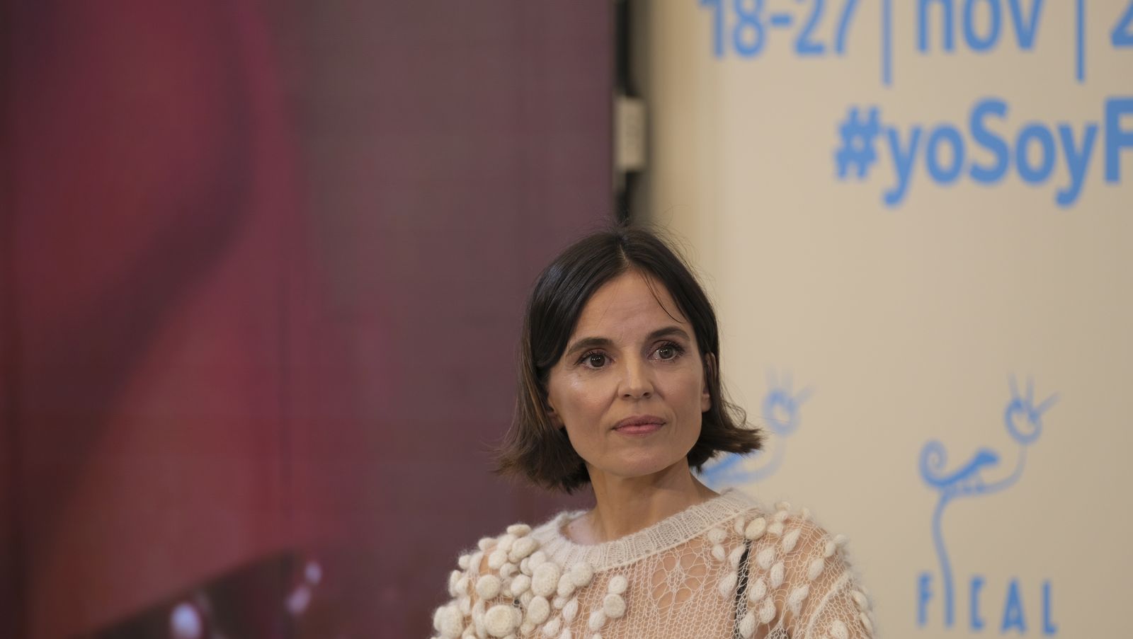 Imágenes de la actriz Elena Anaya en rueda de prensa en FICAL 2022