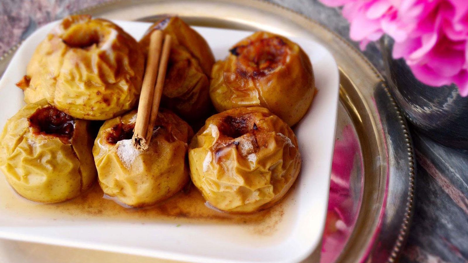 Manzanas asadas de La Rioja.