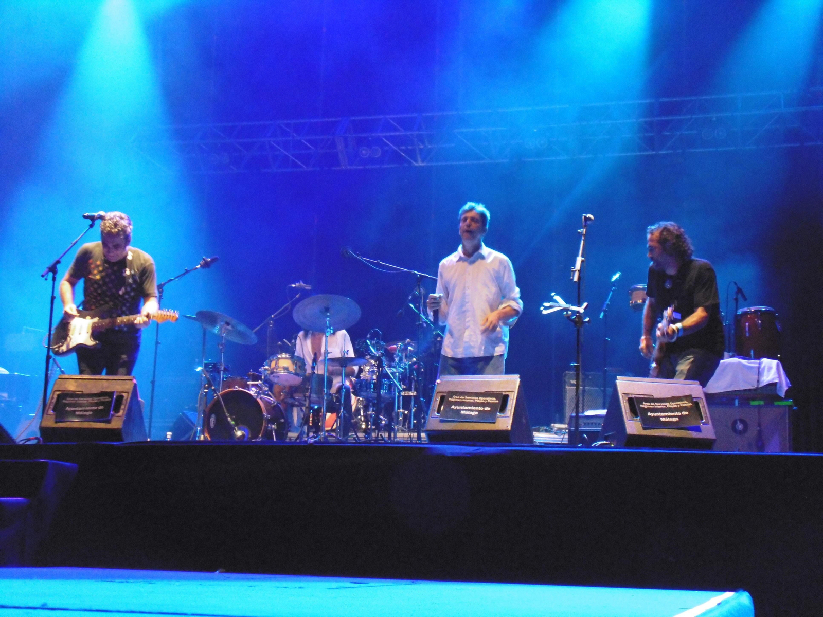 Acuación de Danza Invisible en el Auditorio Municipal durante la pasada Feria.