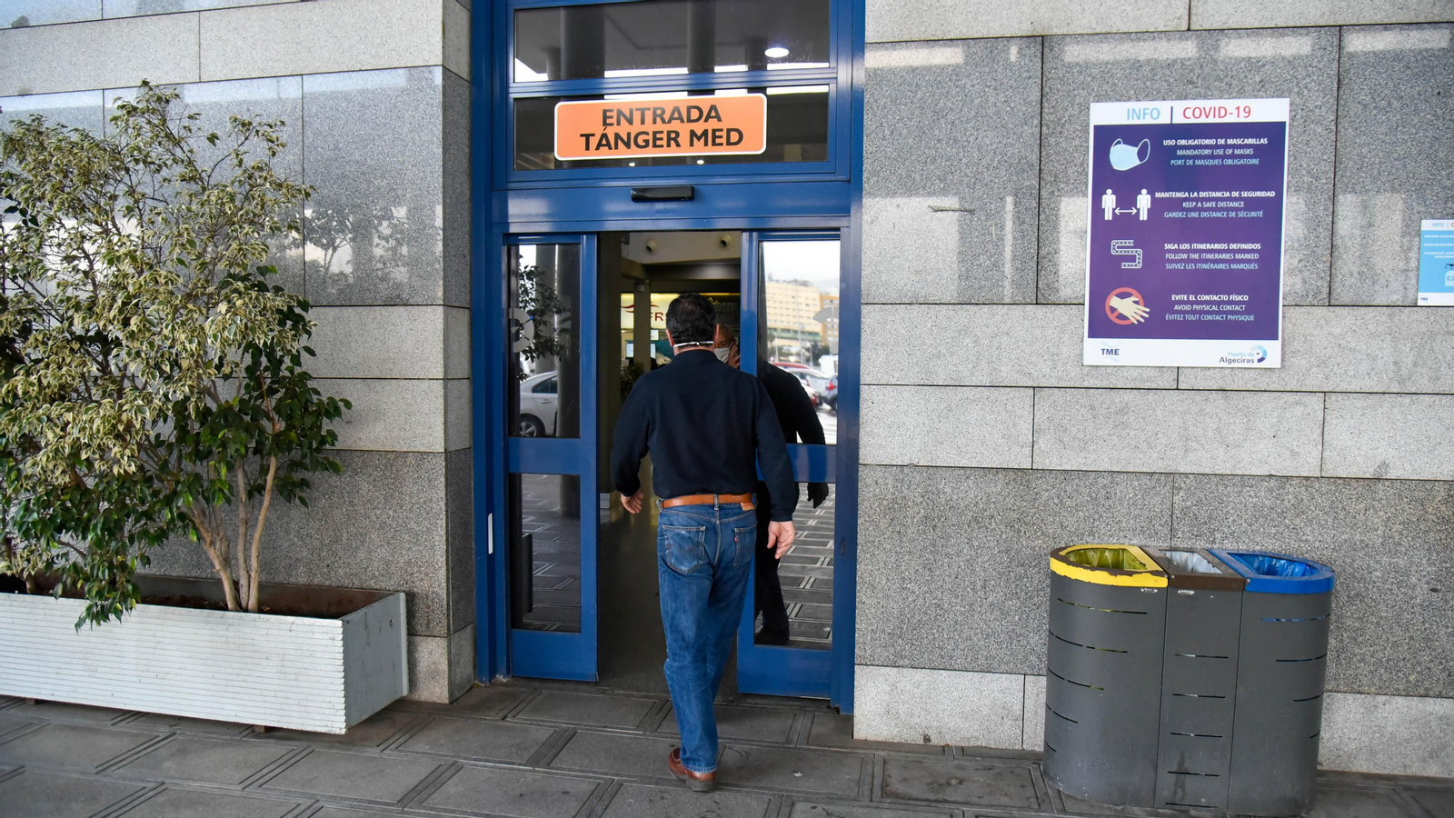 Primer día de viajes en ferry de Algeciras a Tánger-Med tras la pandemia