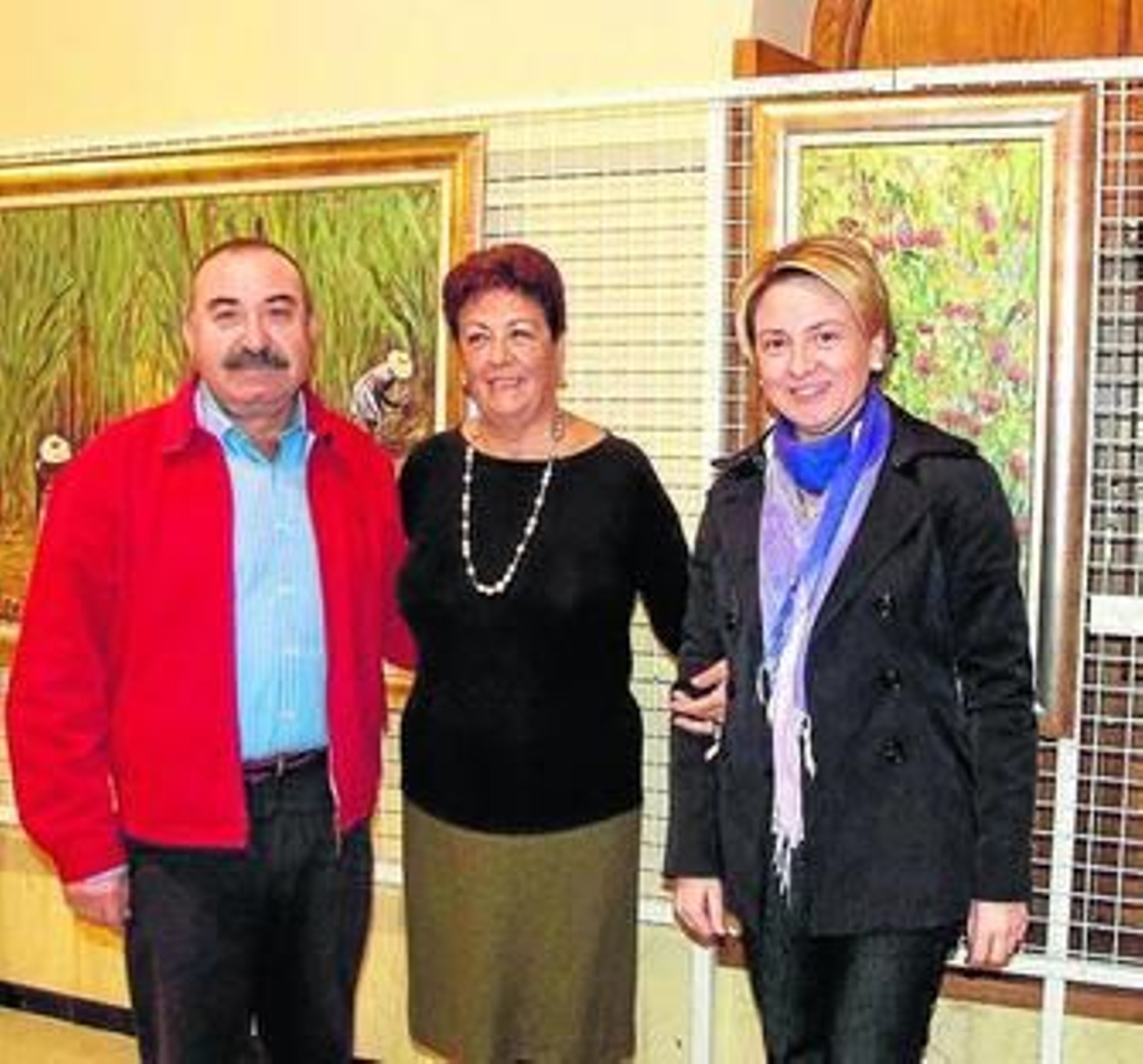 Purificación López con Eloísa Cabrera y Juan Ibáñez.