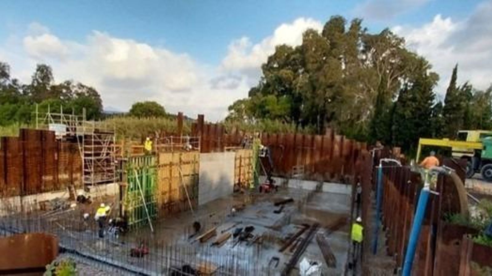 Obvras de saneamiento y depuración en el Campo de Gibraltar.
