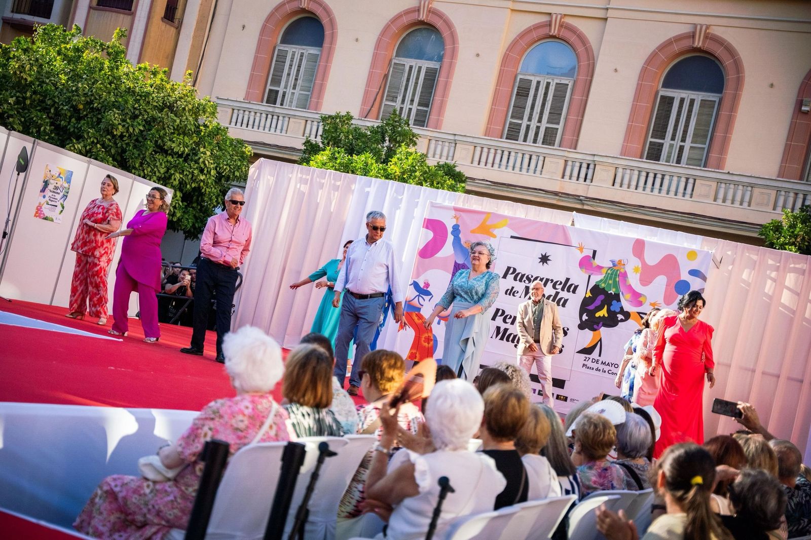 Pasarela de Moda de personas mayores en Málaga