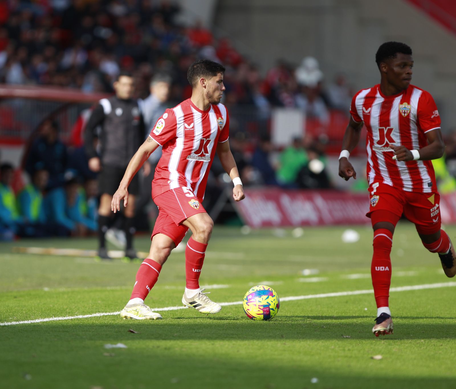 Imágenes del partido U.D. Almería-Real Sociedad