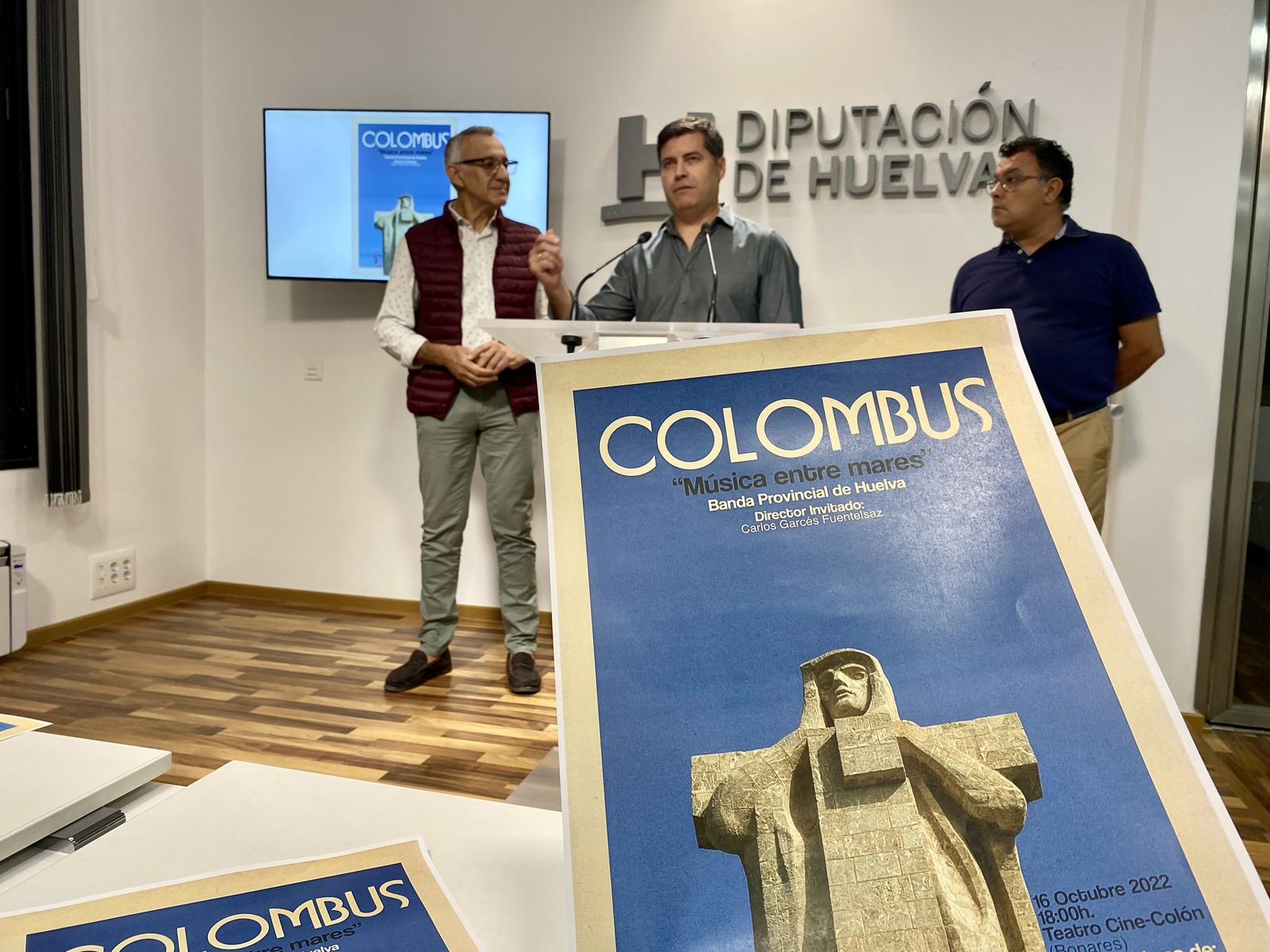 Presentación del concierto ‘Colombus: Música entre mares’.