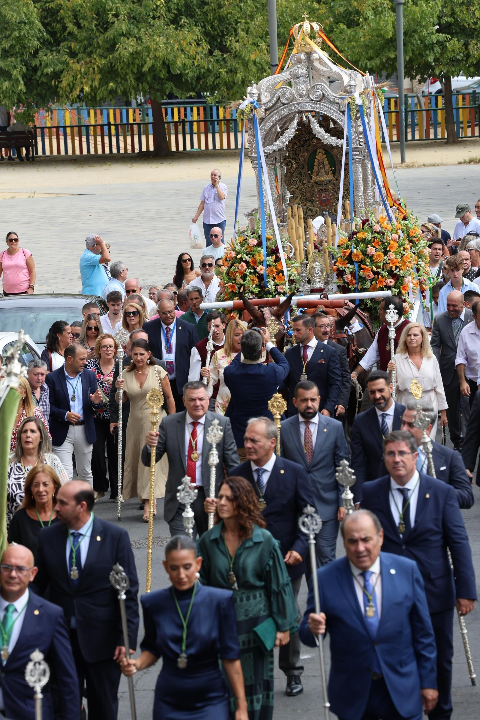 Imágenes del inicio de Misión Jubilar ‘Un camino de Esperanza’ de la Hermandad de Nuestra Señora del Rocío de Huelva