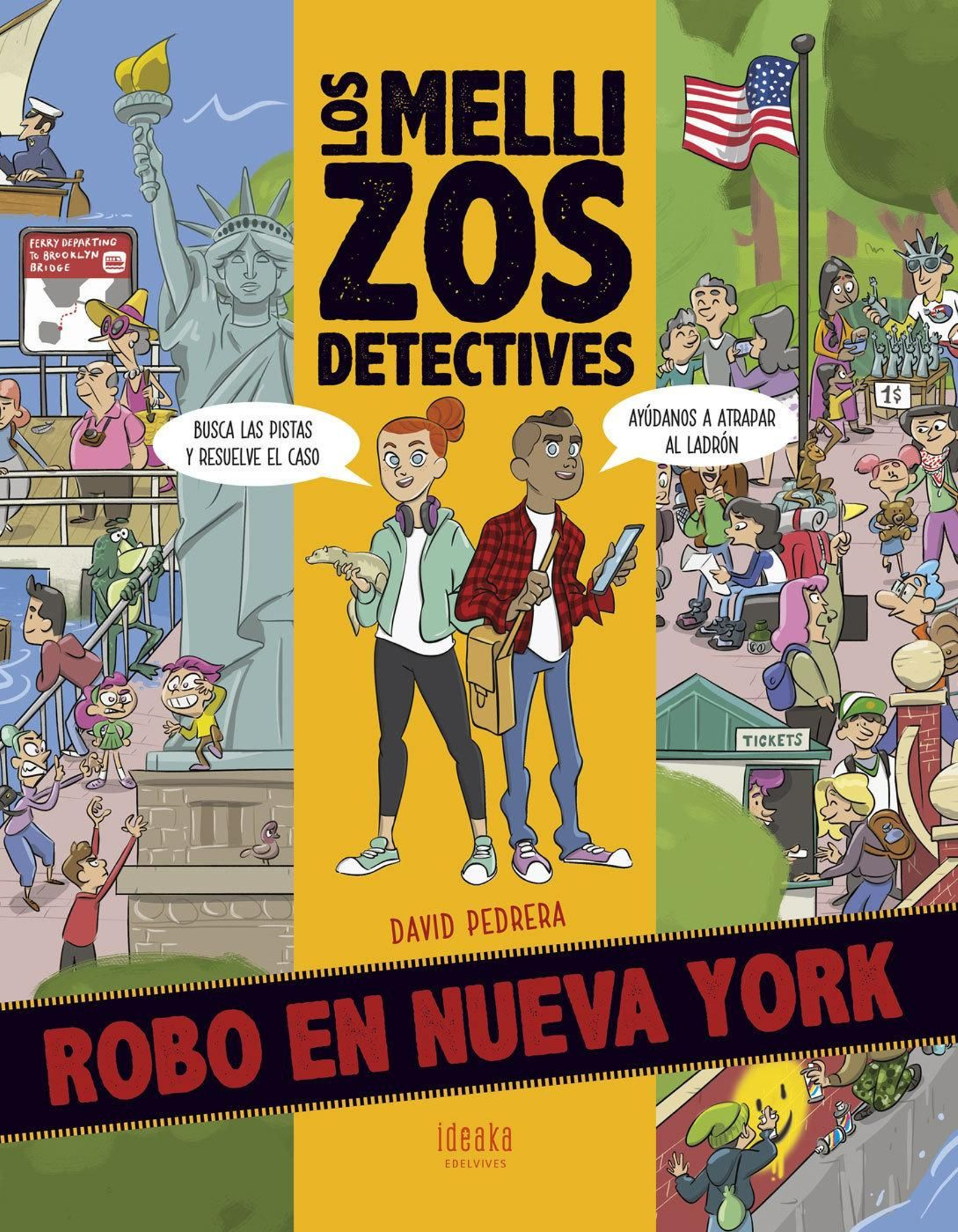 La portada del libro 'Los Mellizos Detectives. Robo en Nueva York'.