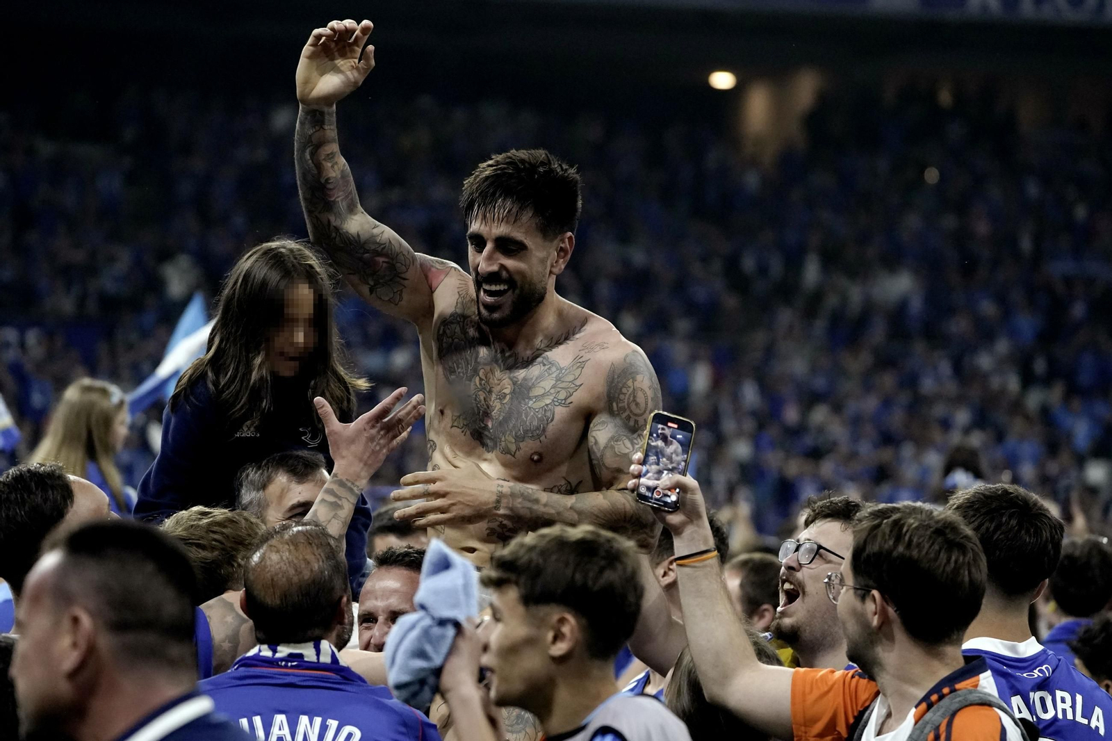 Las fotos del ascenso del Oviedo ante el Mirandés
