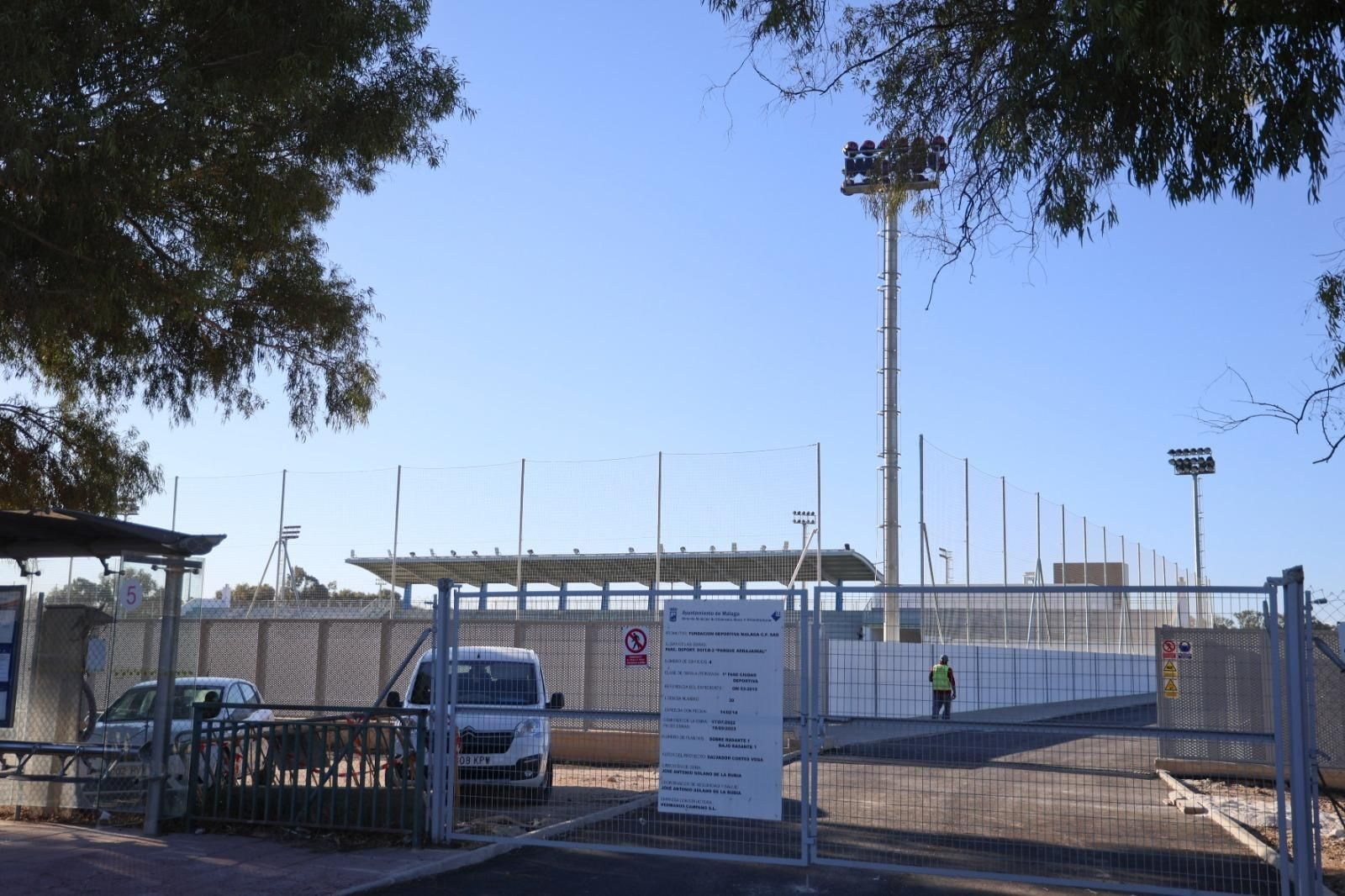 Así van las obras de La Academia del Málaga a días de su inauguración