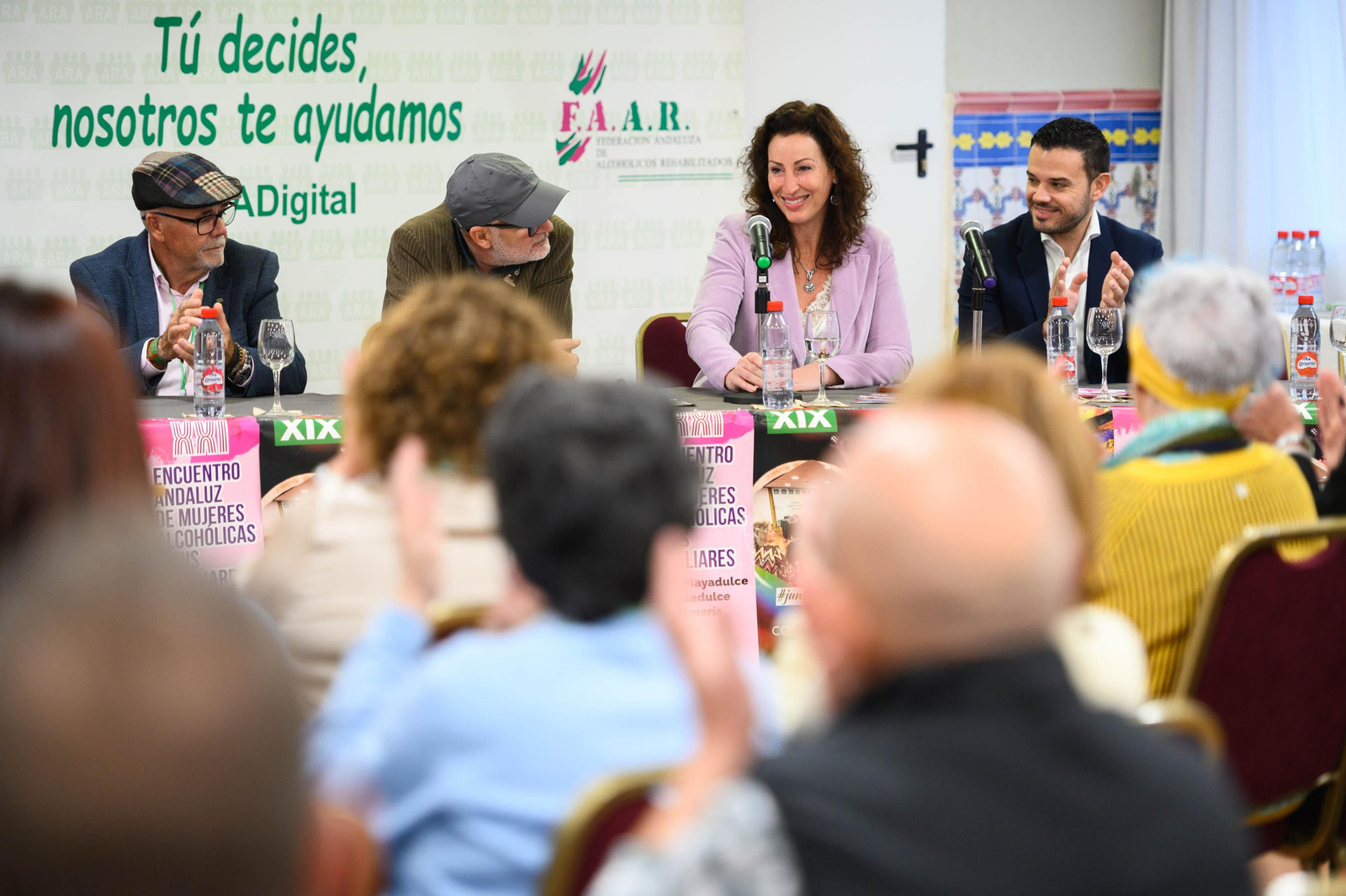 La alcaldesa en el Congreso de ARA.