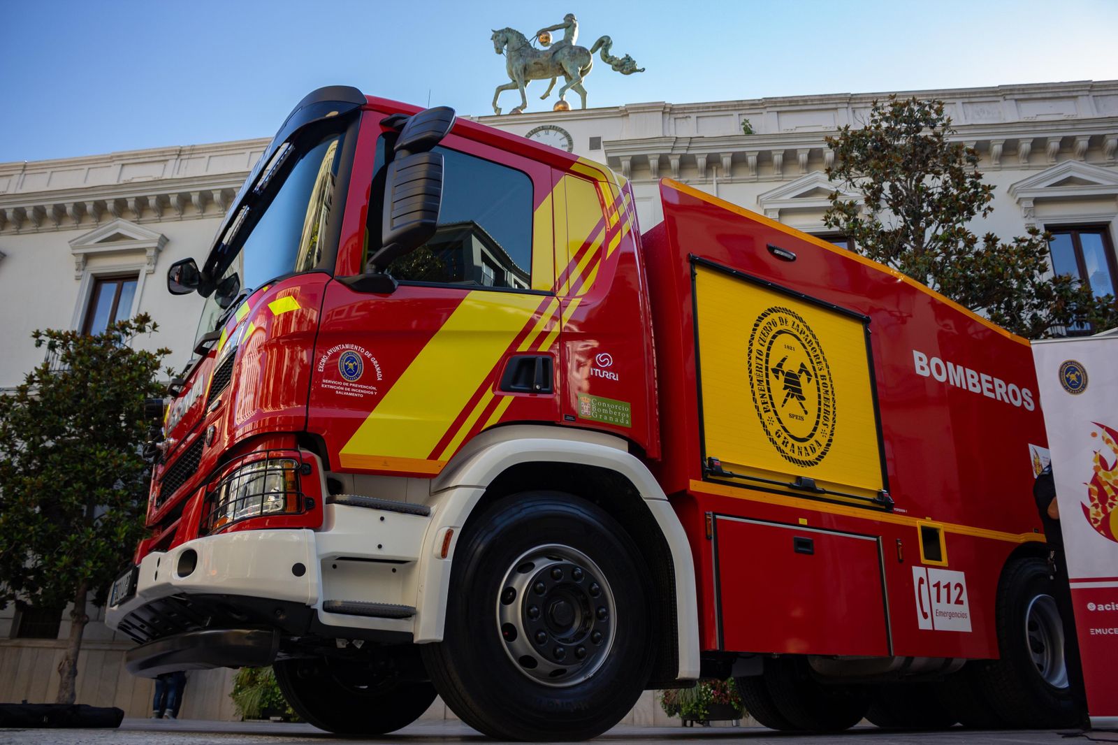 Imagen de archivo de un camión de bomberos.