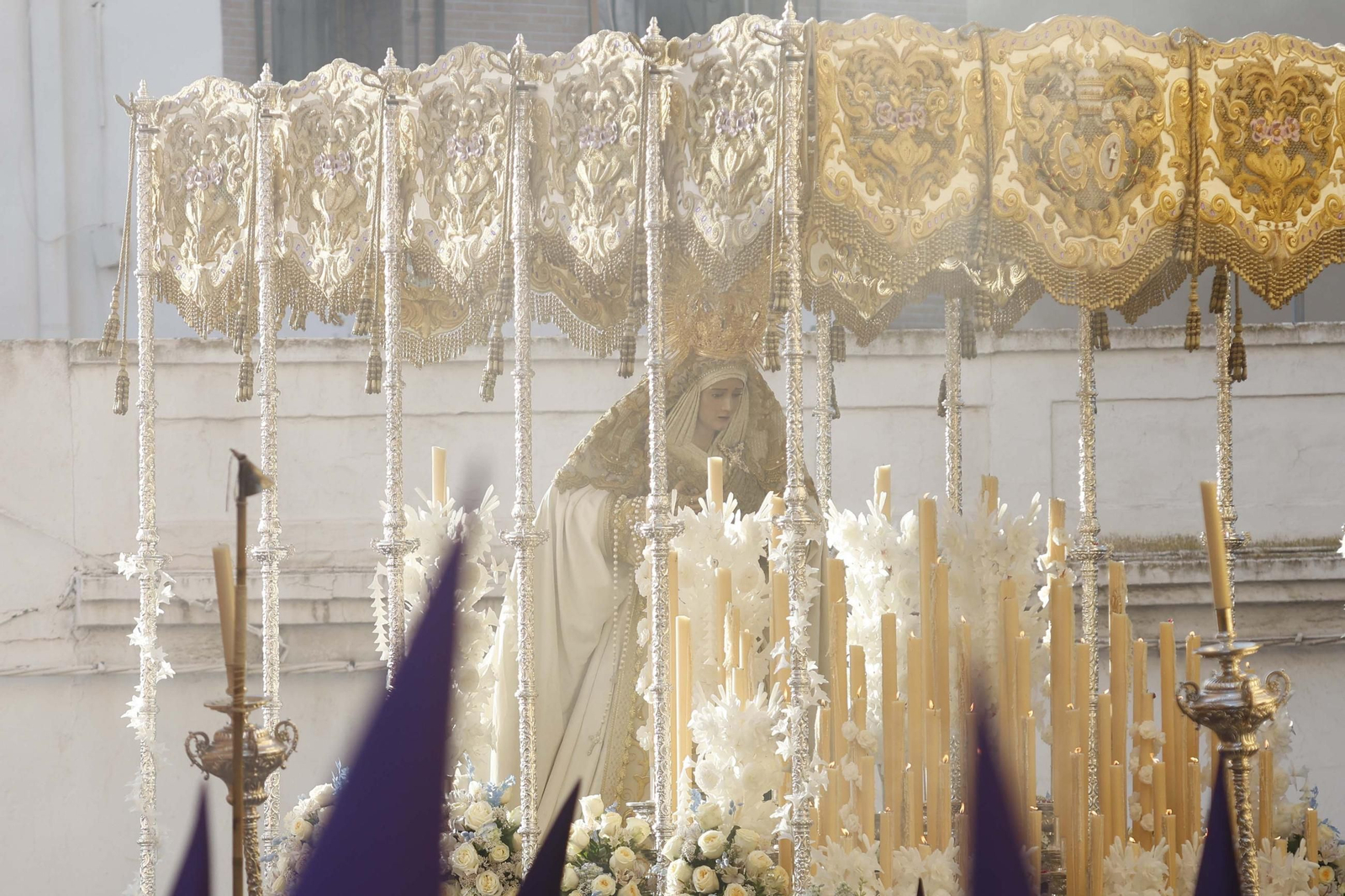 Fotos del Jueves Santo en La Línea: Perdón, Gran Poder y Angustias