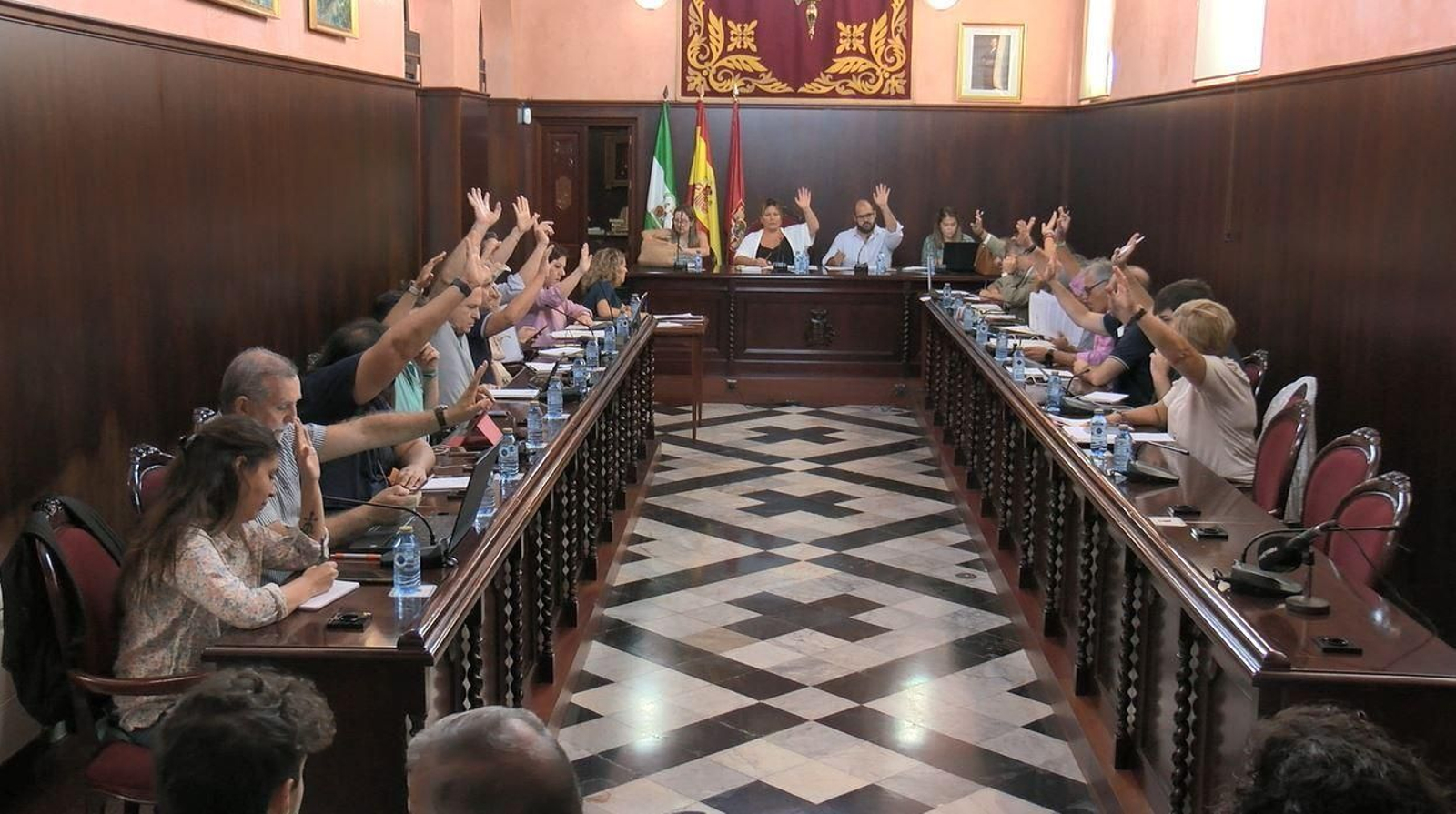 Pleno del Ayuntamiento de Puerto Real durante una sesión