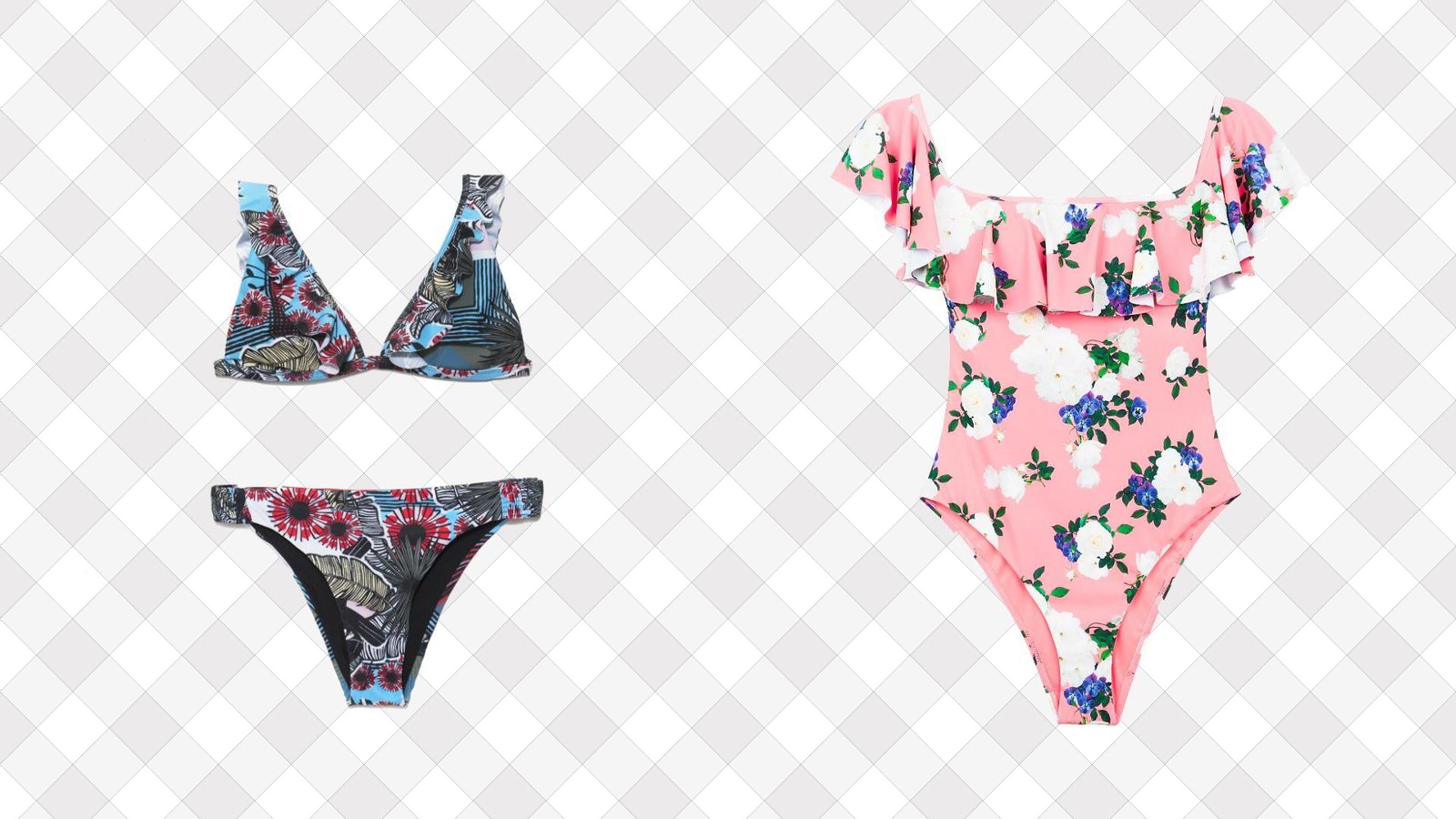Bikini Parfois; bañador Bershka