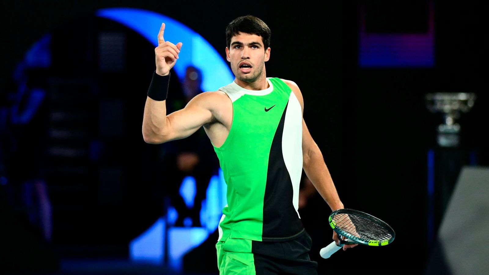 Alcaraz, en la final del Open de Australia