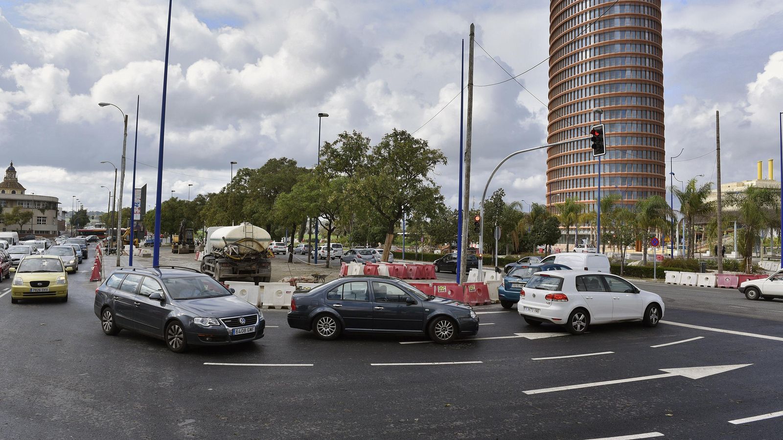 Actuaciones llevadas a cabo por el Ayuntamiento para reordenar el tráfico en la zona.