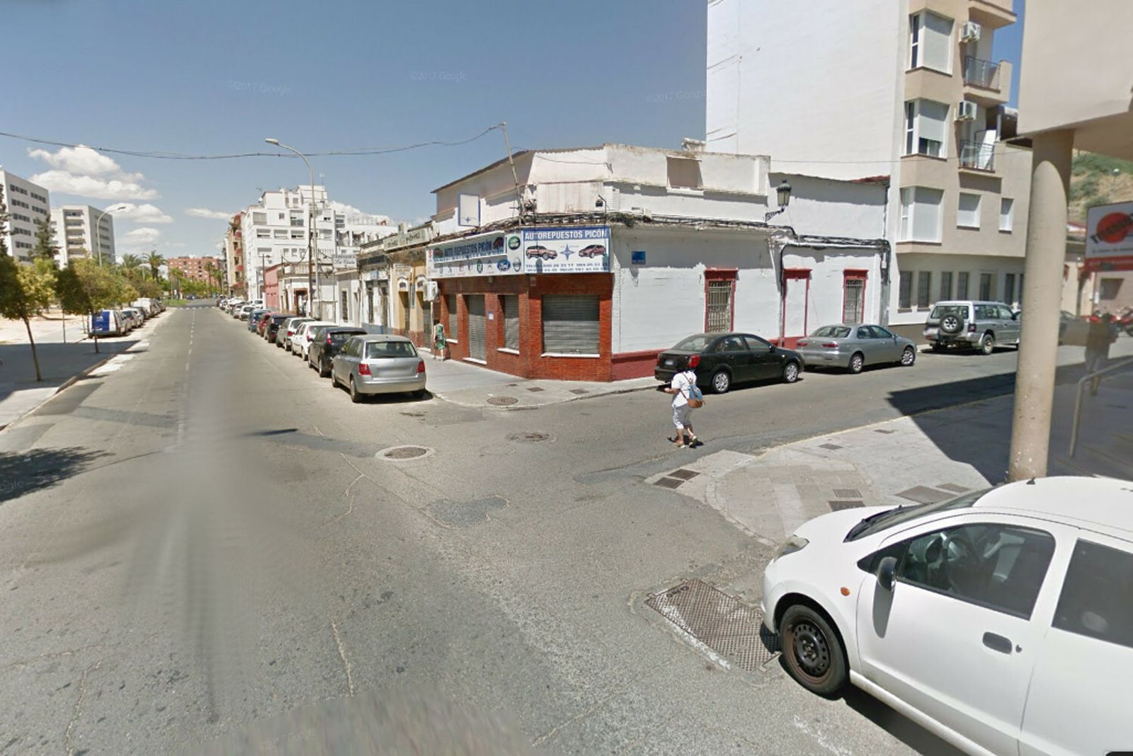 La esquina de Las Colonias en la que se produjo el siniestro mortal.