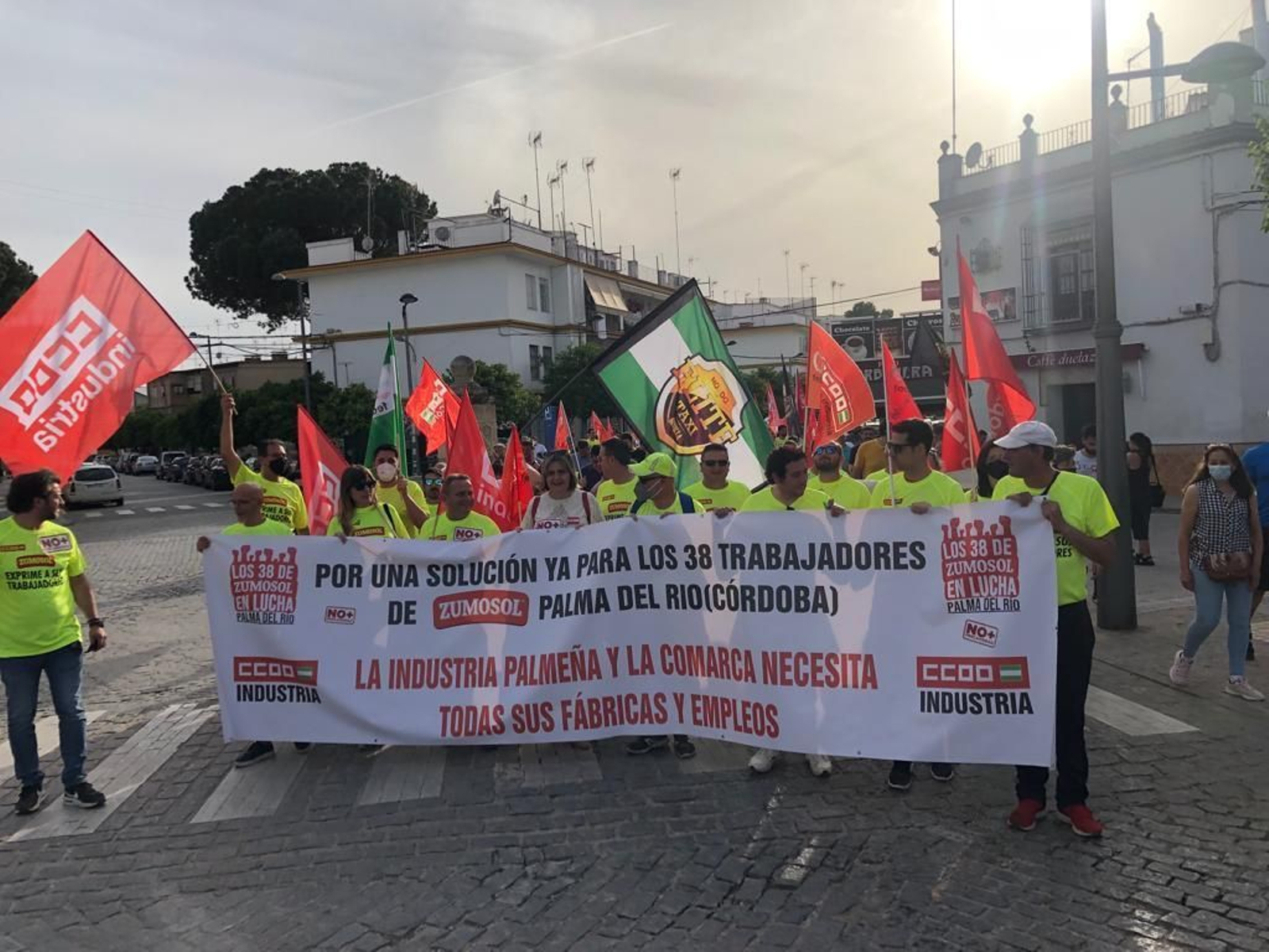 Manifestación en Palma del Río.