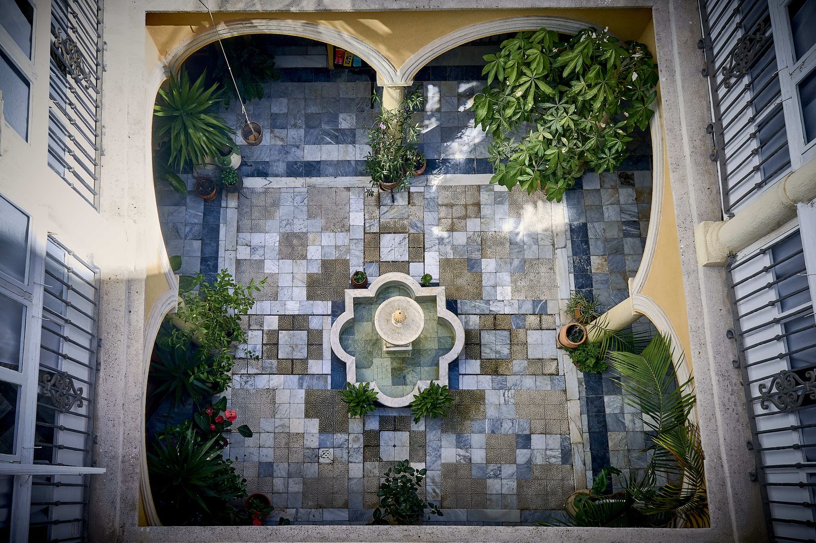 Interior de la finca en Antonio López 7.
