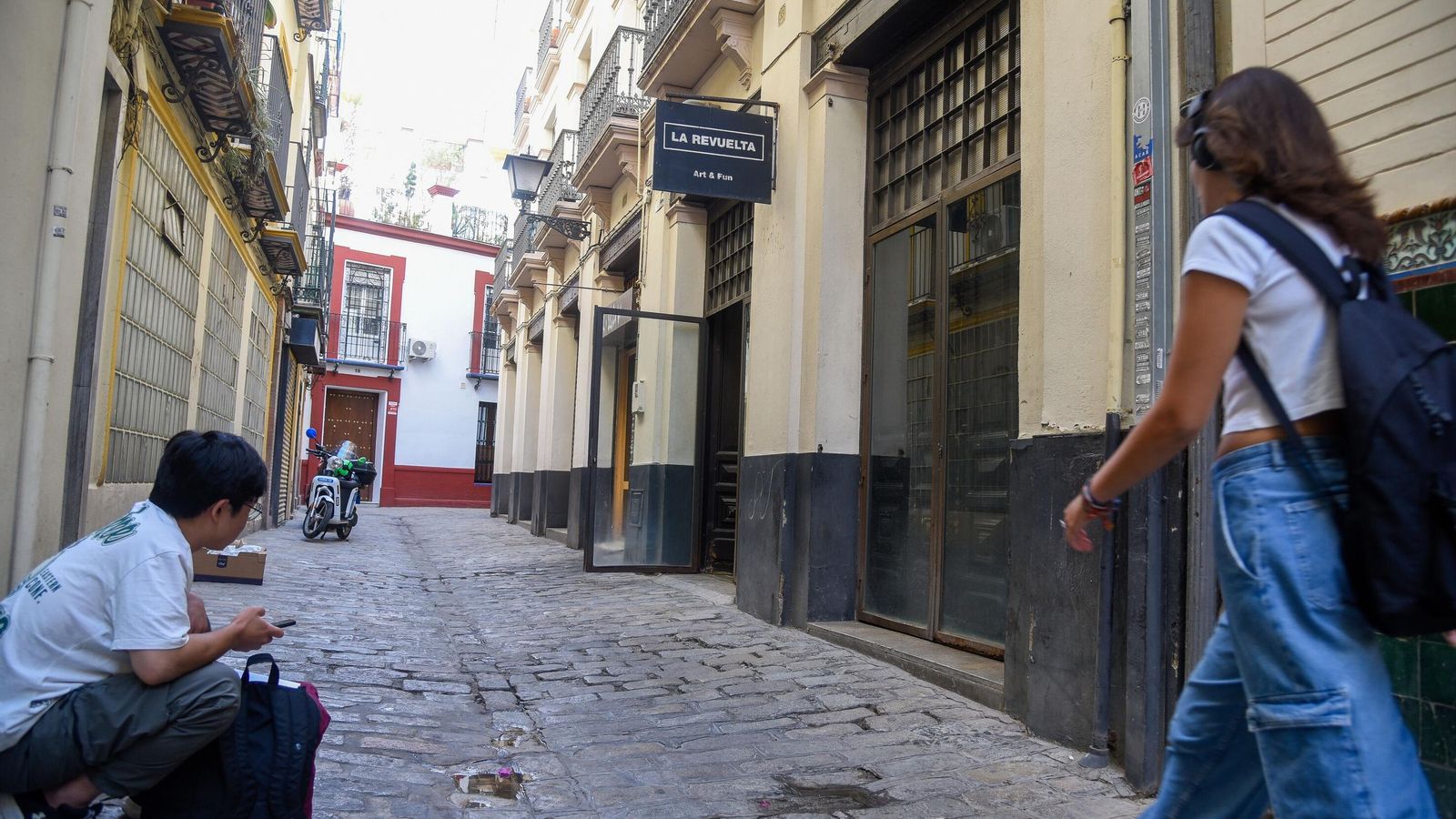 El espacio de La Revuelta, en la calle Siete Revueltas.