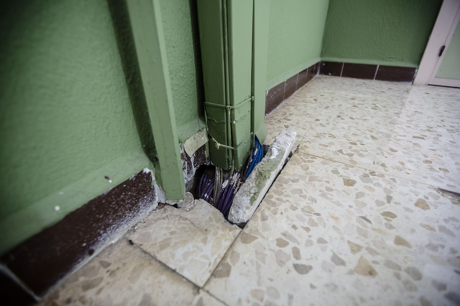 Estado actual de las instalaciones de la Facultad de Ciencias de la Educación