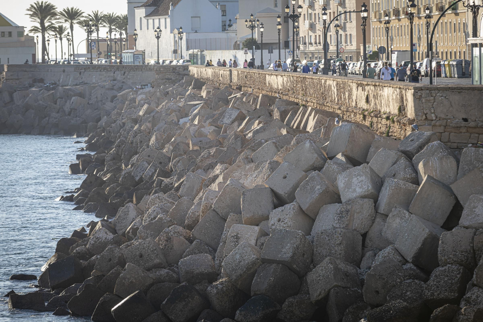 Imágenes del mal estado de la muralla del Campo del Sur