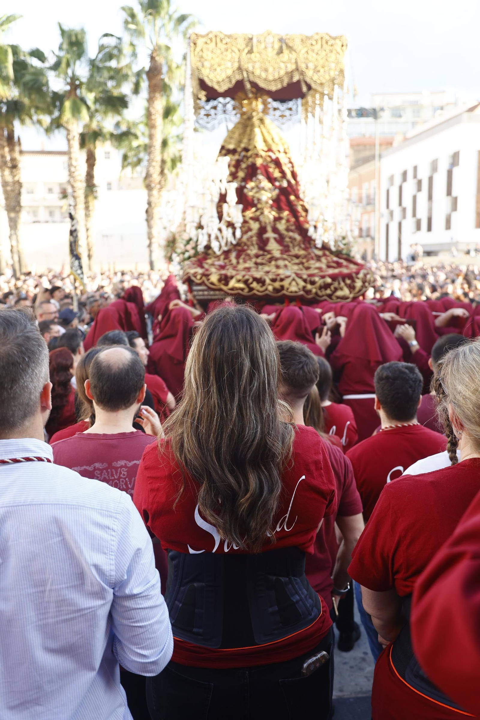 Salud el Domingo de Ramos en Málaga, en imágenes