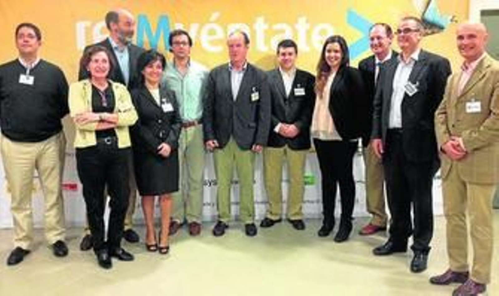 Foto de familia de los ponentes y organizadores, ayer en Málaga.