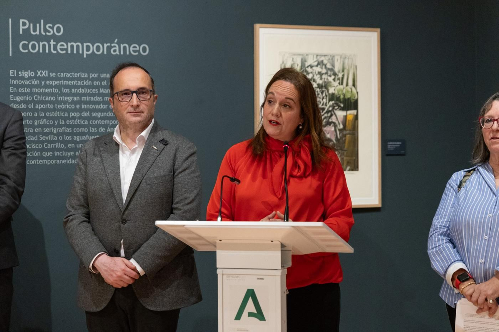 Inauguración de la nueva sala de exposiciones permanentes del Museo de Jaén con la colección de arte gráfico