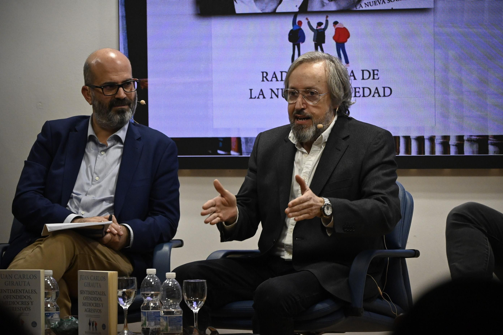 Imágenes de la presentación del libro de Juan Carlos Girauta  "Sentimentales, ofendidos, mediocres y agresivos"
