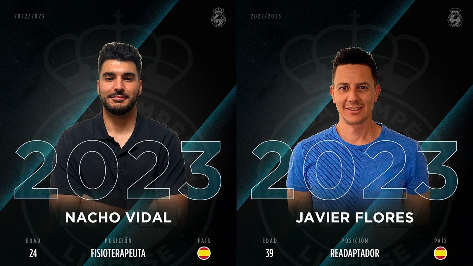Nacho Vidal y Javi Flores se suman al cuerpo médico de la Balompédica